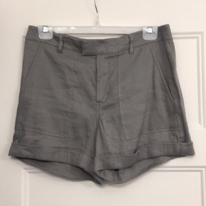 Vince gray linen shorts